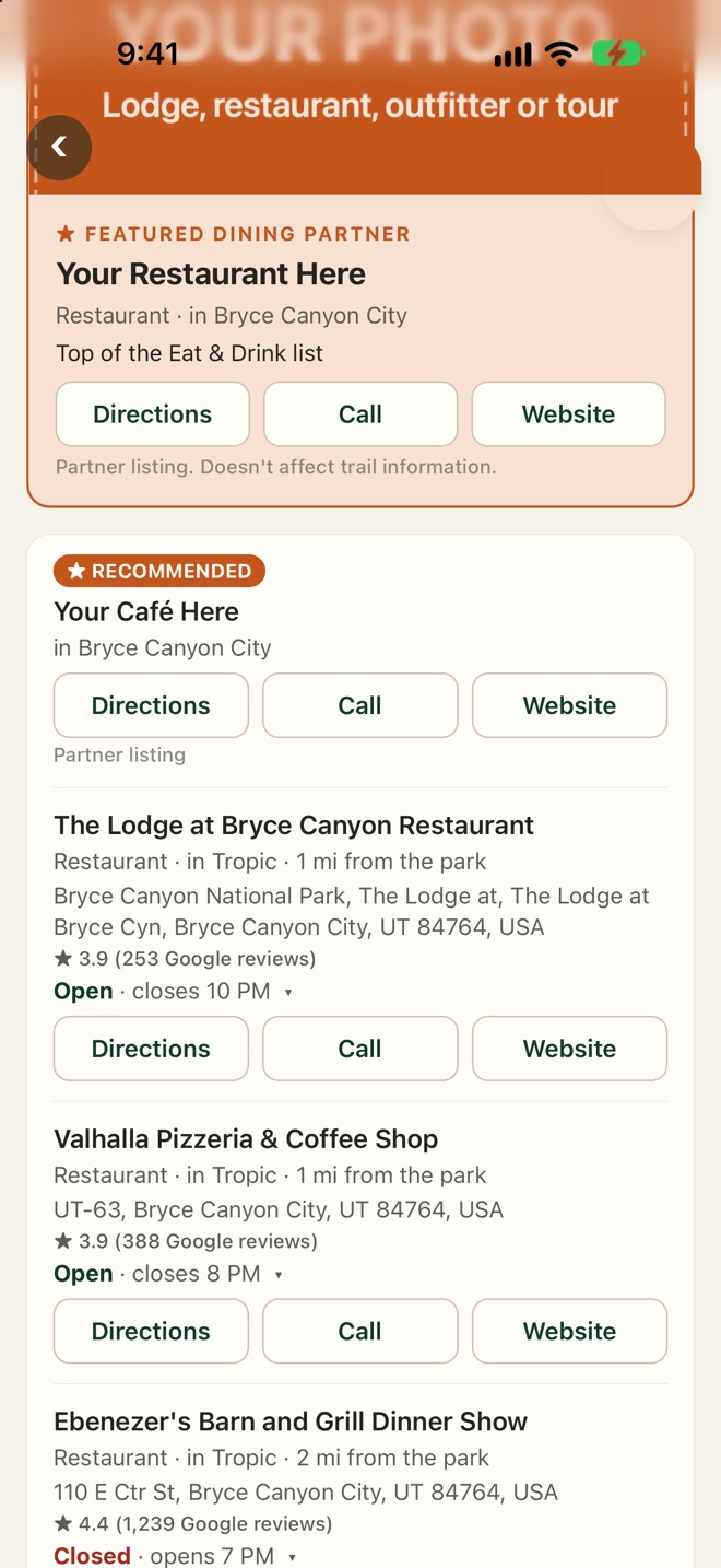 Featured and Recommended in Services in the Scout app